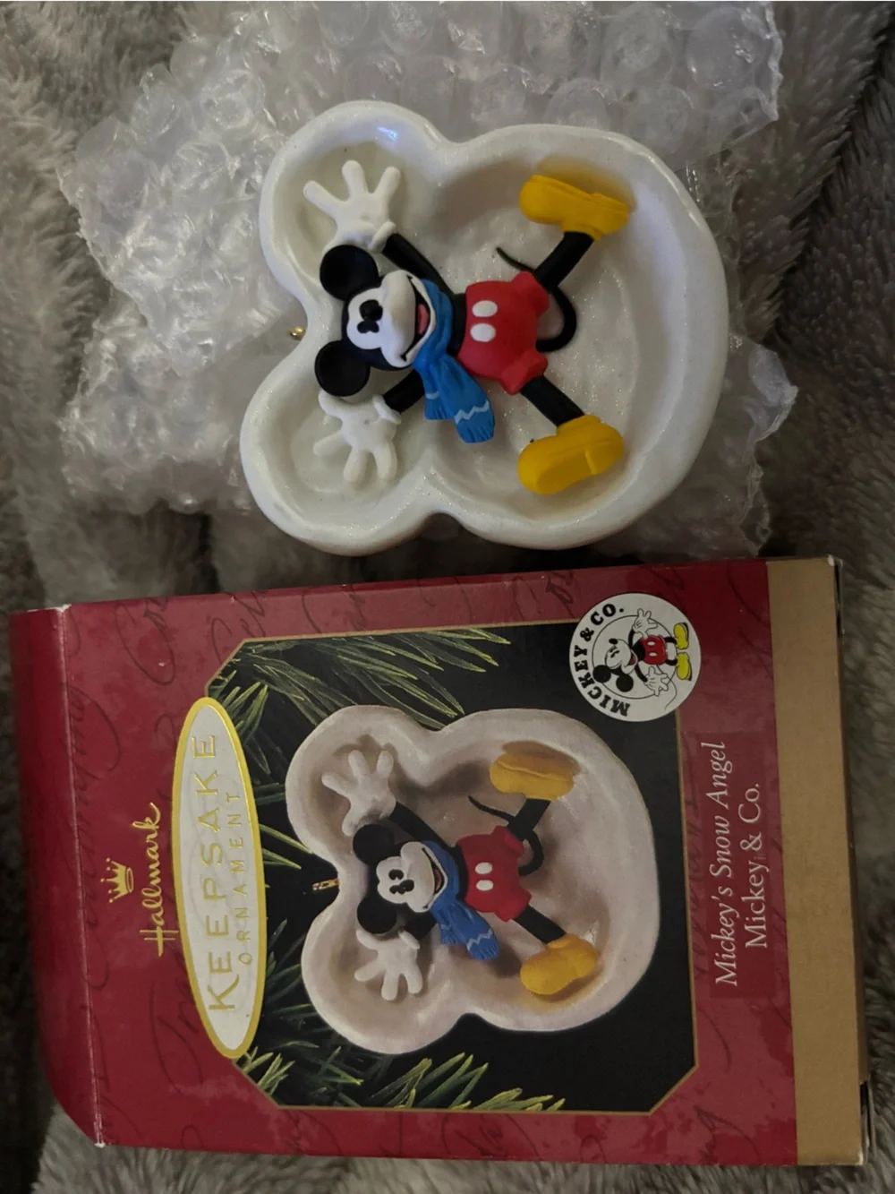 Hallmark Disney Micky’s Snow Angel Ornament